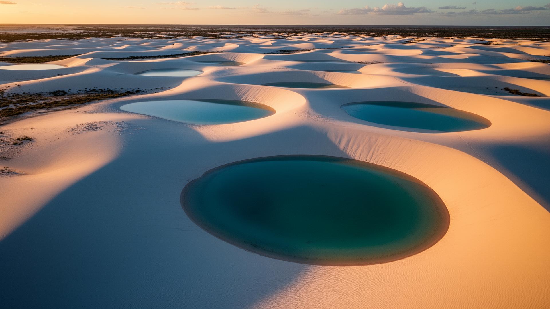 Lençóis Maranhenses dunas e lagoas